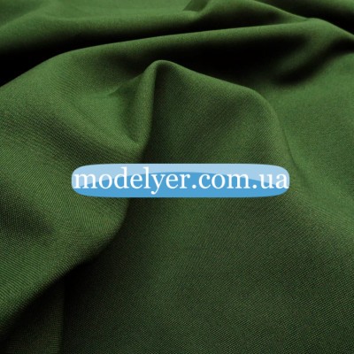 Ткань Габардин (зеленый темный)